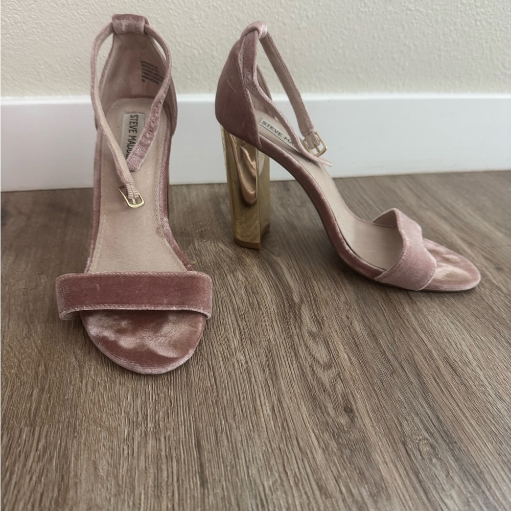 Steve Madden Pink and Gold Stiletto Heels